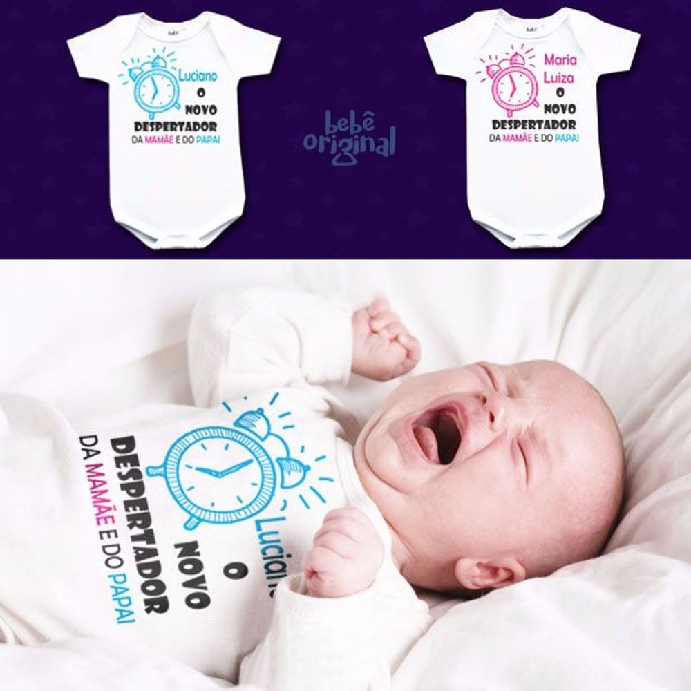 Body Despertador Bebe Original Bebe Original