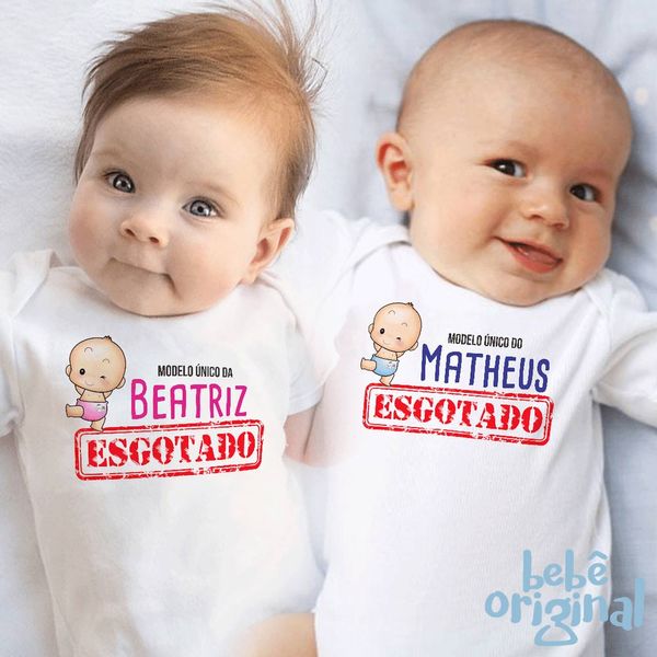 Body Modelo Unico Com Nome Bebe Original Bebe Original Body Modelo Unico Com Nome Bebe Original Bebe Original