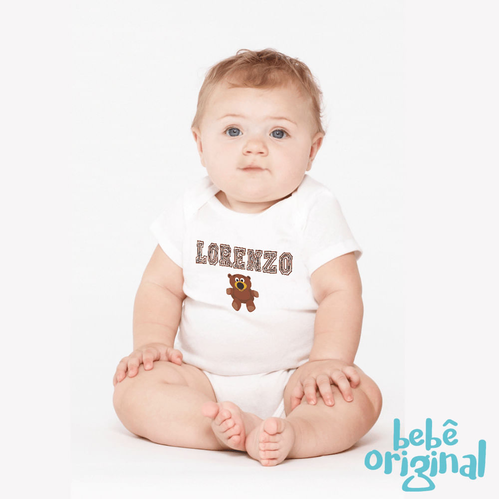 Body Urso Com Nome Bebe Original Bebe Original Body Urso Com Nome Bebe Original Bebe Original