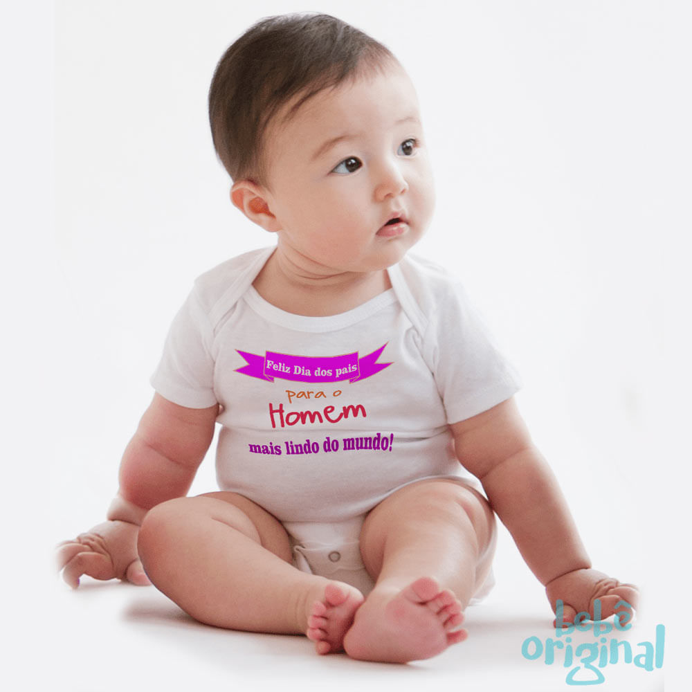 Body O Homem Mais Lindo Do Mundo Bebe Original Bebe Original Body O Homem Mais Lindo Do Mundo Bebe Original Bebe Original